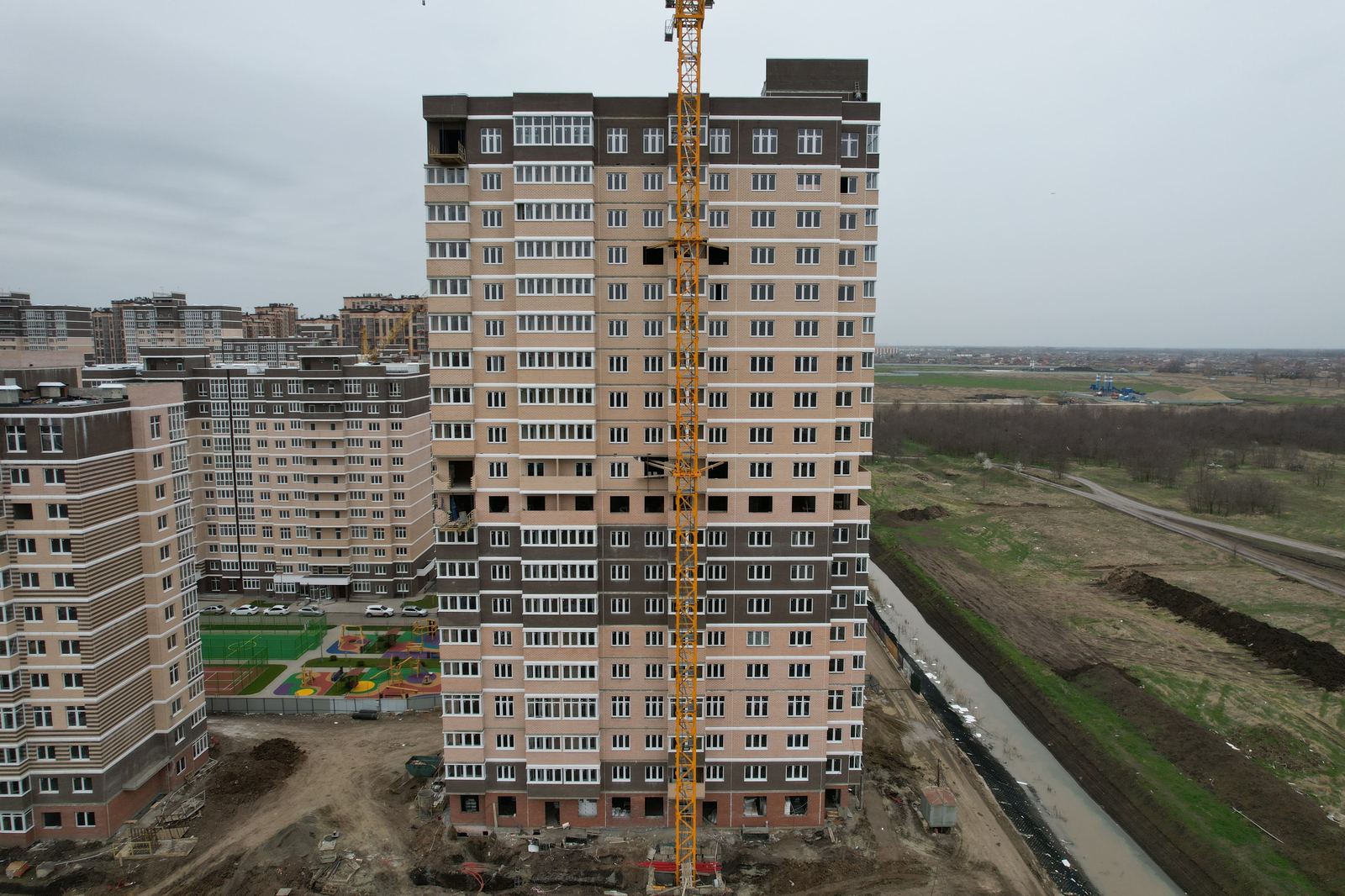 Апрель 2024 — ход строительства НЕО-квартала